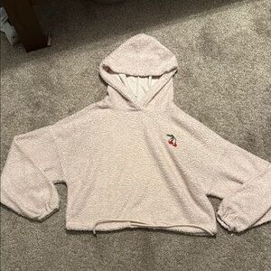 Cozy Pink Hooded Sweater